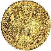 6 Ducats - Henry Wenceslaus and Charles Frederick I, Bohemia, 1620 reverse image
