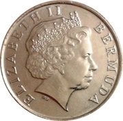 25 Cents - Elizabeth II 4th portrait obverse image