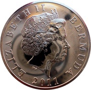 25 Cents - Elizabeth II Bermuda Bluebird obverse image