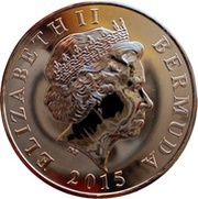 25 Cents - Elizabeth II Bermuda Longtail obverse image