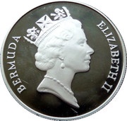 1 Dollar - Elizabeth II Cruise Ship Tourism; Silver Proof Issue obverse image