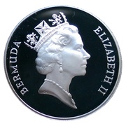 1 Dollar - Elizabeth II Commercial Aviation; Silver Proof Issue obverse image