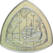 1 Dollar - Elizabeth II Deliverance, United Kingdom, 1998 reverse image