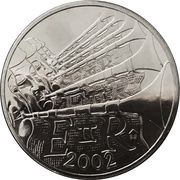 1 Dollar - Elizabeth II Queen's Golden Jubilee, United Kingdom, 2002 reverse image