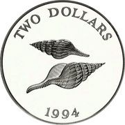 2 Dollars - Elizabeth II Lightbourn’s Fisinus reverse image