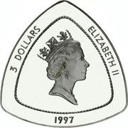 3 Dollars - Elizabeth II Wreck of the "Sea Venture" obverse image