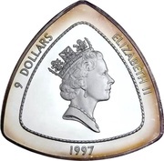 9 Dollars - Elizabeth II Wreck of the "Sea Venture" obverse image