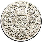 3 Kreuzers - Albrecht von Wallenstein, Bohemia, 1629-1631 reverse image