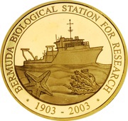 15 Dollars - Elizabeth II Biological Station, United Kingdom, 2003 reverse image