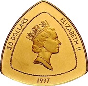30 Dollars - Elizabeth II Wreck of the "Sea Venture" obverse image