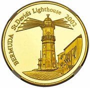 60 Dollars - Elizabeth II St. David’s Lighthouse, United Kingdom, 2002 reverse image