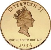 100 Dollars - Elizabeth II Royal Visit obverse image