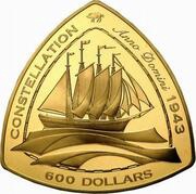 600 Dollars - Elizabeth II "Constellation", United Kingdom, 2006-2007 reverse image