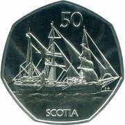 50 Pence - Elizabeth II Scotia, United Kingdom, 2021 reverse image