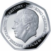 50 Pence - Charles III RAF Cranwell; Silver obverse image