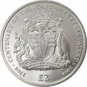 2 Pounds - Elizabeth II Granting of Letters Patent, United Kingdom, 2008 reverse image