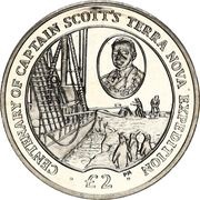 2 Pounds - Elizabeth II Terra Nova Expedition, United Kingdom, 2012 reverse image