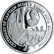 2 Pounds - Elizabeth II Terra Nova Expedition; Silver, United Kingdom, 2012 reverse image