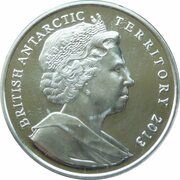 2 Pounds - Elizabeth II Queen Elizabeth Land; Silver obverse image