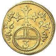 3 Pfennig - Leopold I Oppeln - Pattern, Bohemia, 1690-1694 reverse image