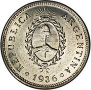 50 Centavos Pattern obverse image