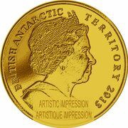 2 Pounds - Elizabeth II Queen Elizabeth Land; Gold obverse image