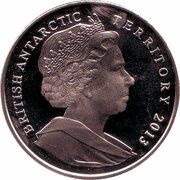 2 Pounds - Elizabeth II Emperor penguin chicks obverse image