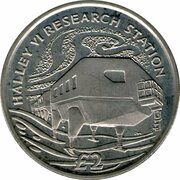 2 Pounds - Elizabeth II Halley IV Research Station, United Kingdom, 2013 reverse image