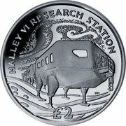 2 Pounds - Elizabeth II Halley IV Research Station; Silver, United Kingdom, 2013 reverse image