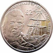 2 Pounds - Elizabeth II Endurance stuck in the Antarctic ice, United Kingdom, 2015 reverse image