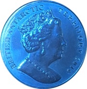 2 Pounds - Elizabeth II The emperor penguin; Titanium obverse image