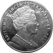 2 Pounds - Elizabeth II Crabeater seal obverse image