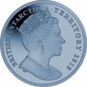 2 Pounds - Elizabeth II Blue petrel; Titanium obverse image