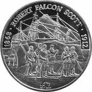2 Pounds - Elizabeth II Robert Falcon Scott, United Kingdom, 2018 reverse image