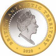 2 Pounds - Elizabeth II Discovery of Antarctica; Silver obverse image