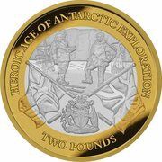 2 Pounds - Elizabeth II Centenary of final expedition, United Kingdom, 2022 reverse image