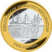 2 Pounds - Elizabeth II Scottish national expedition, United Kingdom, 2022 reverse image