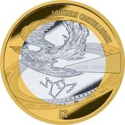 2 Pounds - Elizabeth II Phoenix constellation, the Firebird; Silver, United Kingdom, 2022 reverse image