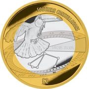 2 Pounds - Elizabeth II Tucana constellation, the Toucan, United Kingdom, 2022 reverse image