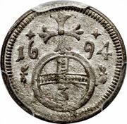 3 Pfennig - Leopold I Oppeln, Bohemia, 1661-1704 reverse image