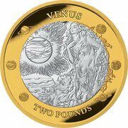 2 Pounds - Charles III Venus Glacier, United Kingdom, 2023 reverse image