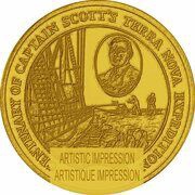 4 Pounds - Elizabeth II Terra Nova Expedition, United Kingdom, 2012 reverse image