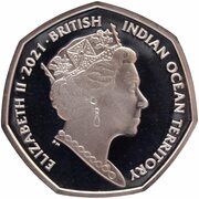 50 Pence - Elizabeth II Father Christmas; Silver obverse image