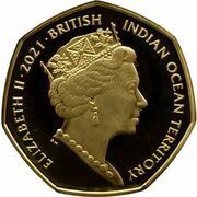 50 Pence - Elizabeth II Father Christmas; Gold obverse image