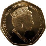 50 Pence - Elizabeth II Trooping the Colour obverse image
