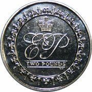 2 Pounds - Elizabeth II Prince Philip, 90th Birthday, United Kingdom, 2011 reverse image
