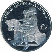 2 Pounds - Elizabeth II Princess Margaret, United Kingdom, 2012 reverse image