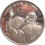 2 Pounds - Elizabeth II The Queen Mother, United Kingdom, 2012 reverse image