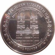 2 Pounds - Elizabeth II Coronation anniversary, United Kingdom, 2013 reverse image
