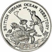 2 Pounds - Elizabeth II Archipelago and Wildlife, United Kingdom, 2016 reverse image